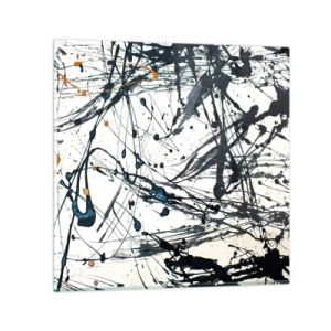 Obraz na skle - So zmyslom alebo bez zmyslu? - 50x50 cm