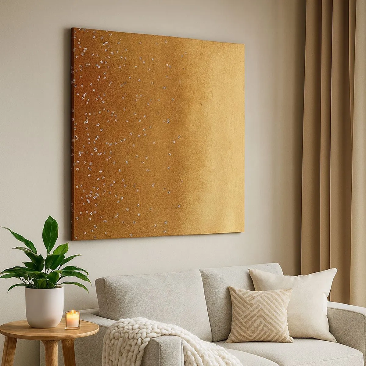 Obraz na plátne - Zrodenie svetla - 30x30 cm