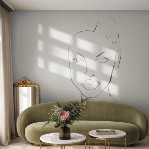 Fototapeta Premium Canvas - Obrys zmyselnosti - Žena, Grafika, Kus - 500x350 cm