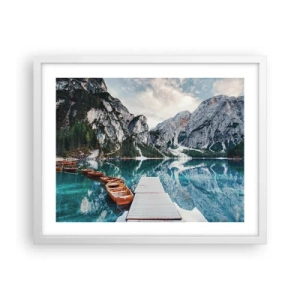 Plagát v bielom ráme - Ukážeme vám krásu - 50x40 cm