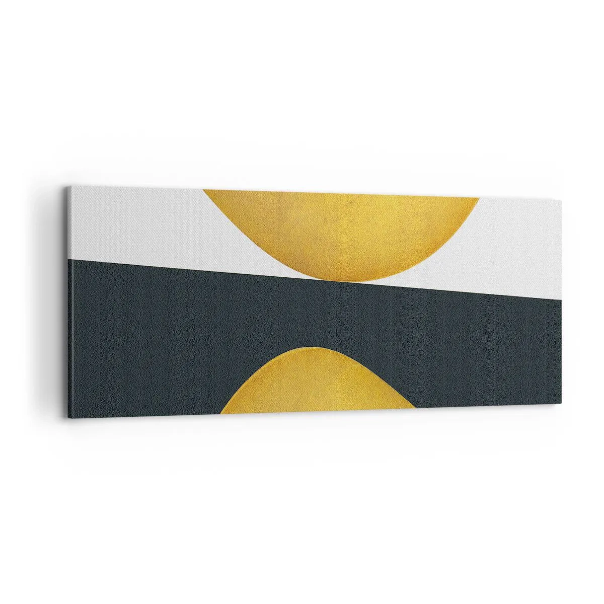 Obraz na plátne - Po prvé: zlato - 100x40 cm