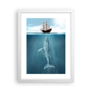 Plagát v bielom ráme - Lepšie nevedieť - 30x40 cm