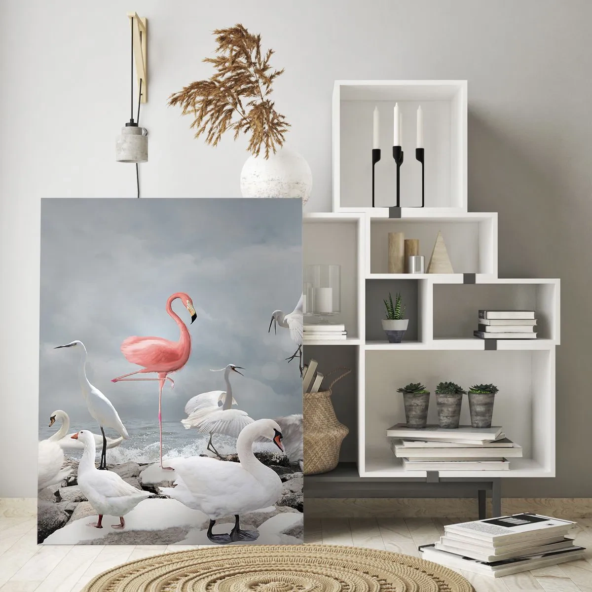 Obraz na skle - Kde som sa tu vzal? - 50x70 cm
