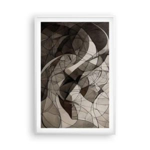 Plagát v bielom ráme - Obeh farieb Zeme - 61x91 cm