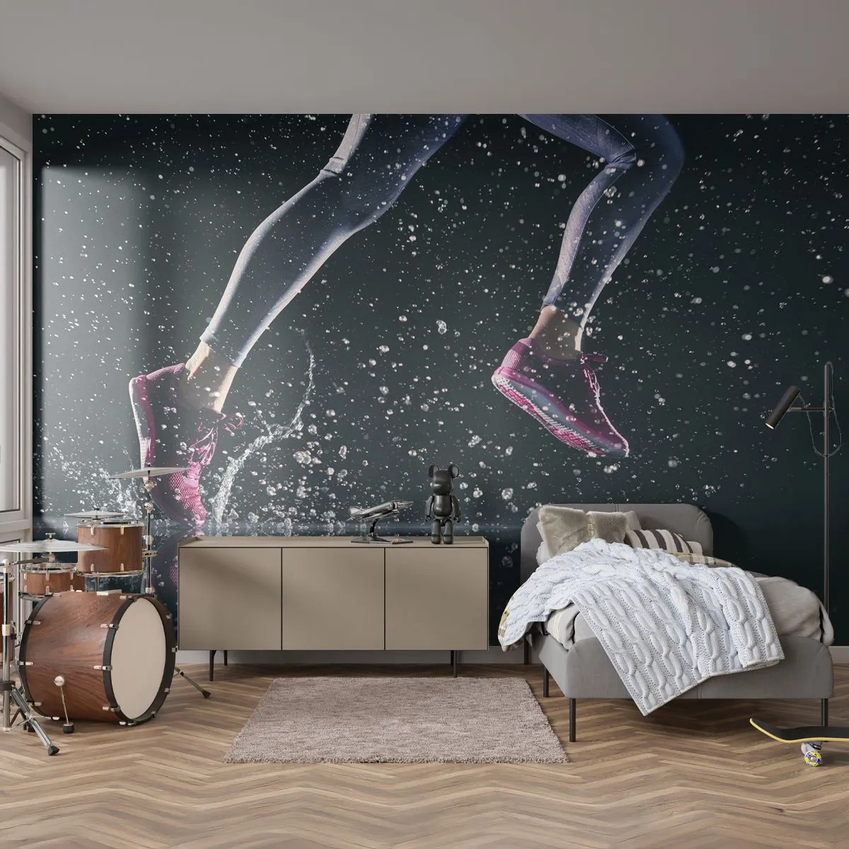 Fototapeta Premium Canvas - Bež ako vietor - Šport, Jogging, Beh - 350x256 cm