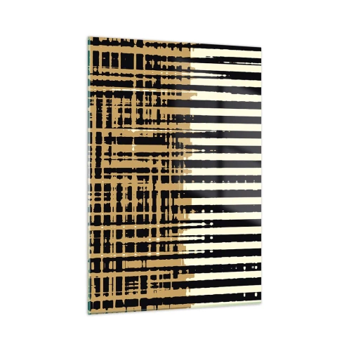 Obraz na skle - Architektonická abstrakcia - 50x70 cm