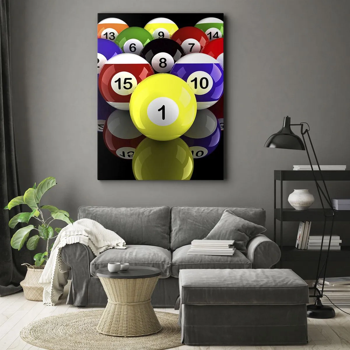 Obraz na plátne - Rôzne farby hry - 70x100 cm