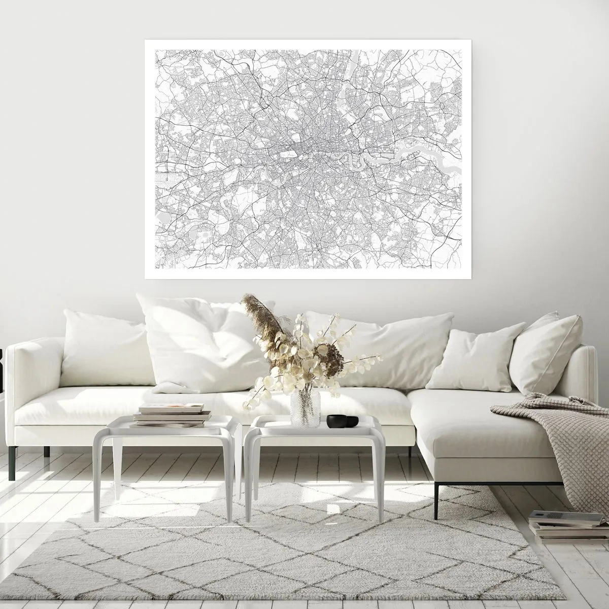 Plagát - Mapa londýnskeho labyrintu - 91x61 cm