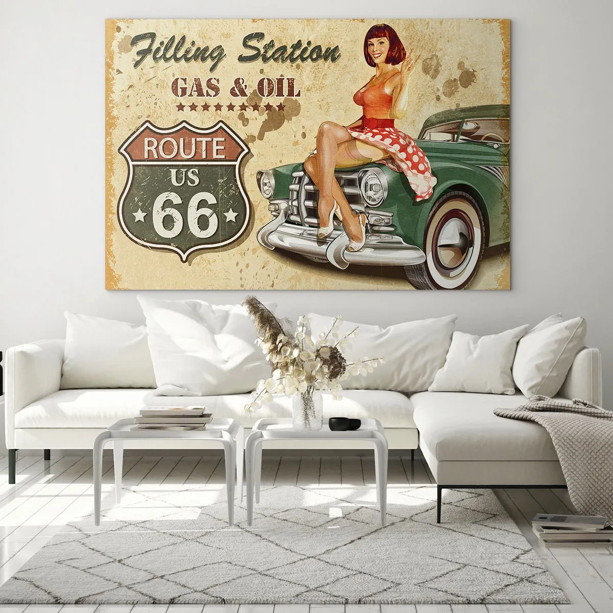 Obraz na skle - Skvelé 40. roky - 100x70 cm