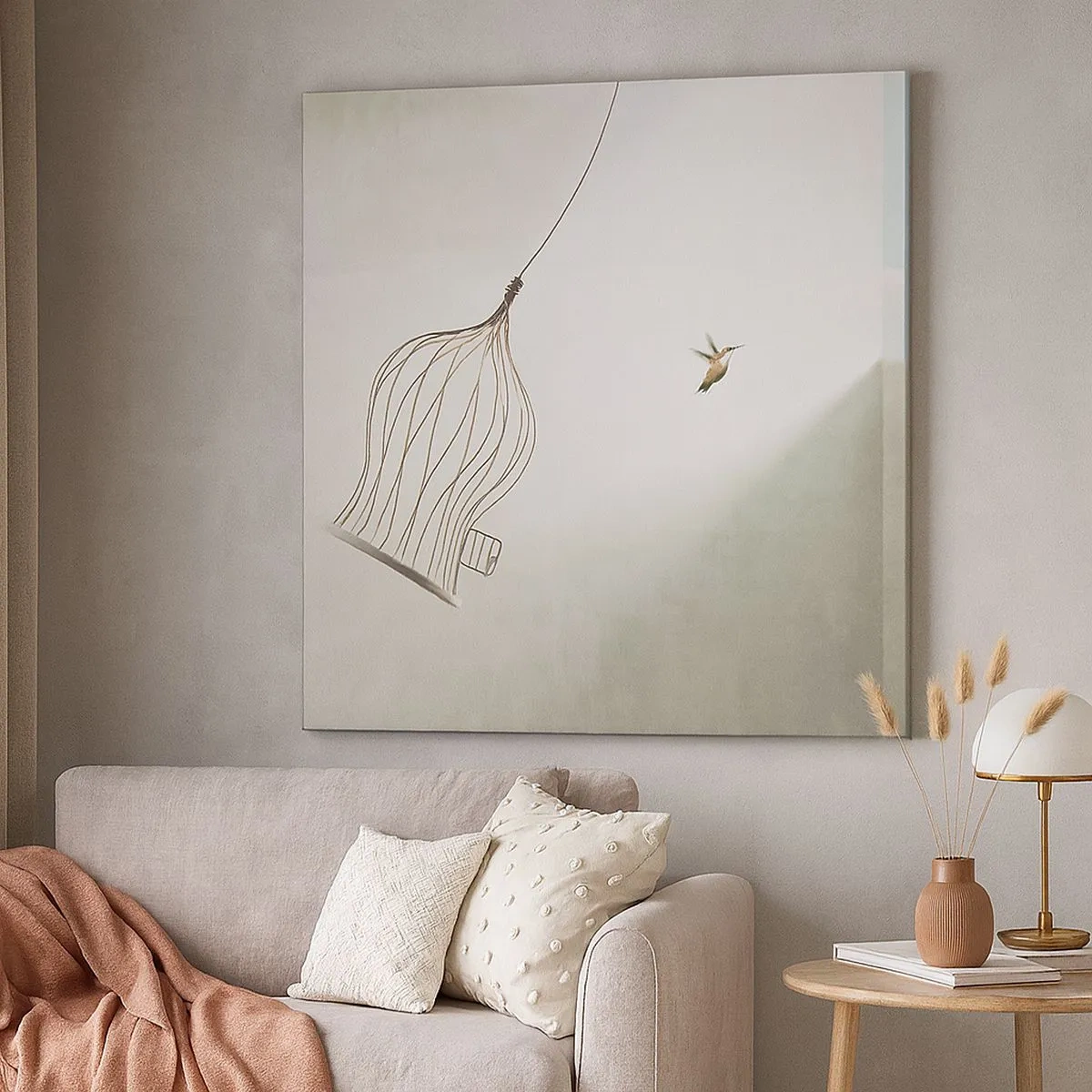 Obraz na plátne - Vo svojom živle - 30x30 cm