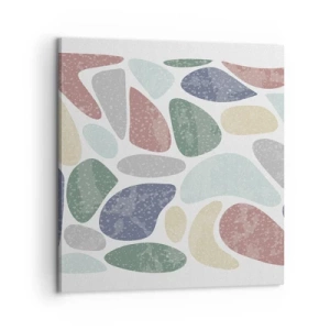 Obraz na plátne - Mozaika práškových farieb - 60x60 cm