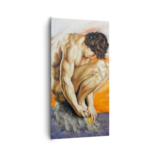Obraz na plátne - Ponorený do seba - 65x120 cm