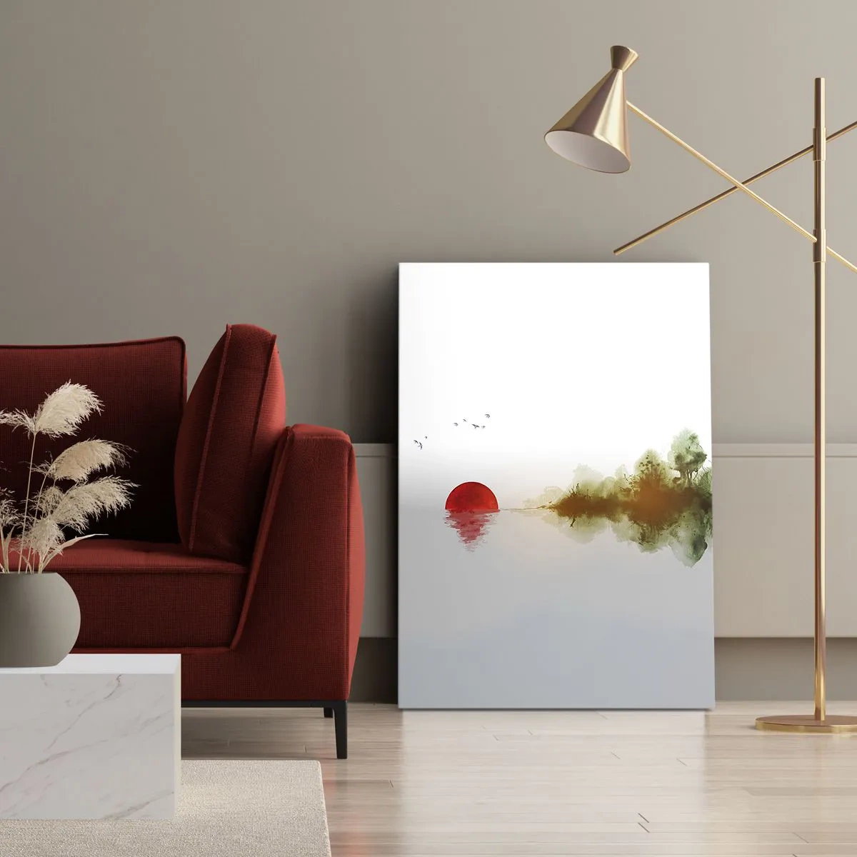 Obraz na plátne - Prísľub pokoja - 55x100 cm