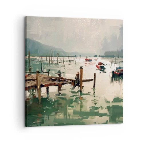 Obraz na plátne - Zaliate roztaveným mesiacom - 60x60 cm