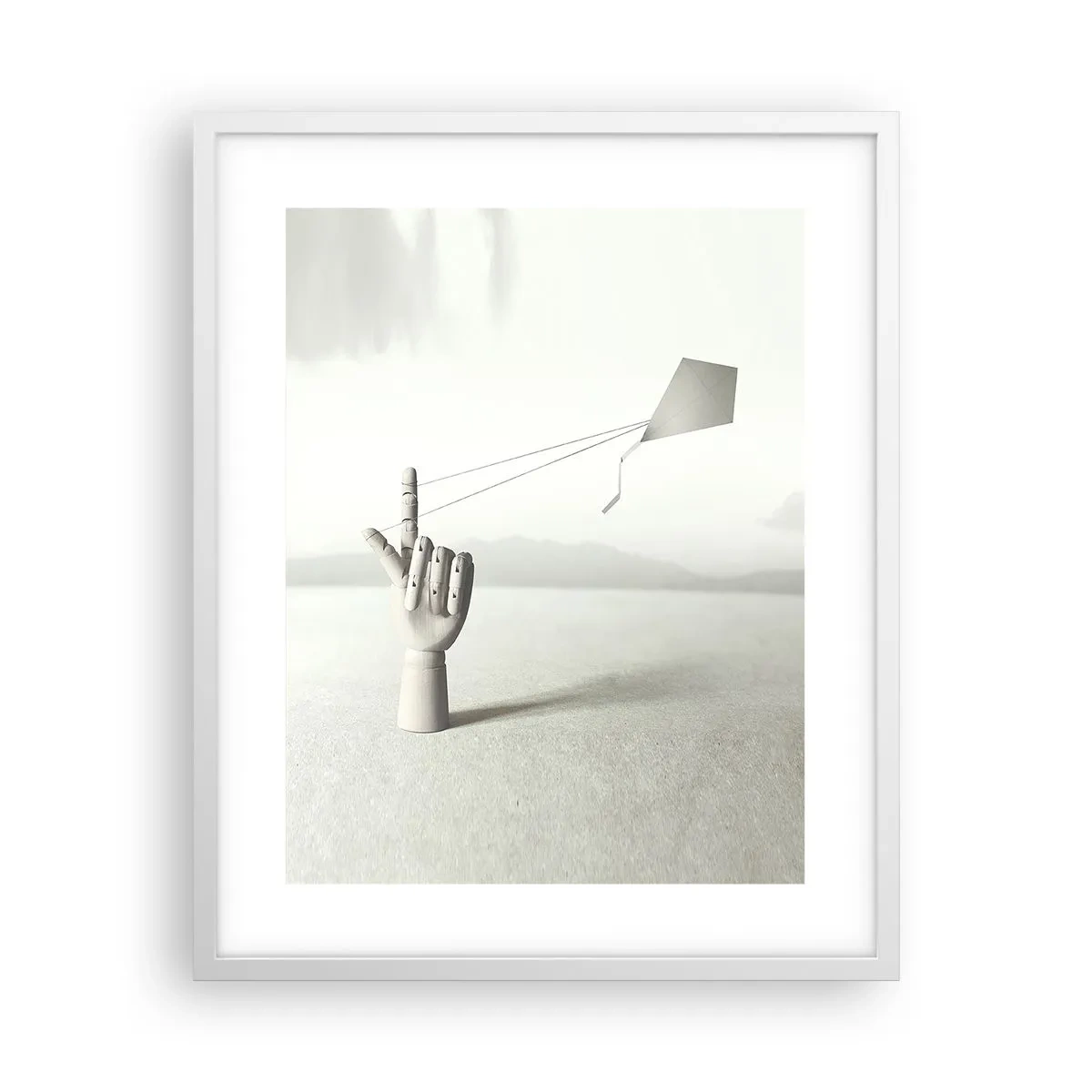 Plagát v bielom ráme - Výzva - 40x50 cm