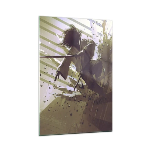 Obraz na skle - Aj ty môžeš byť samurajom - 80x120 cm