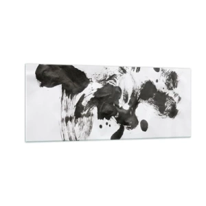 Obraz na skle - Metóda v šialenstve? - 100x40 cm