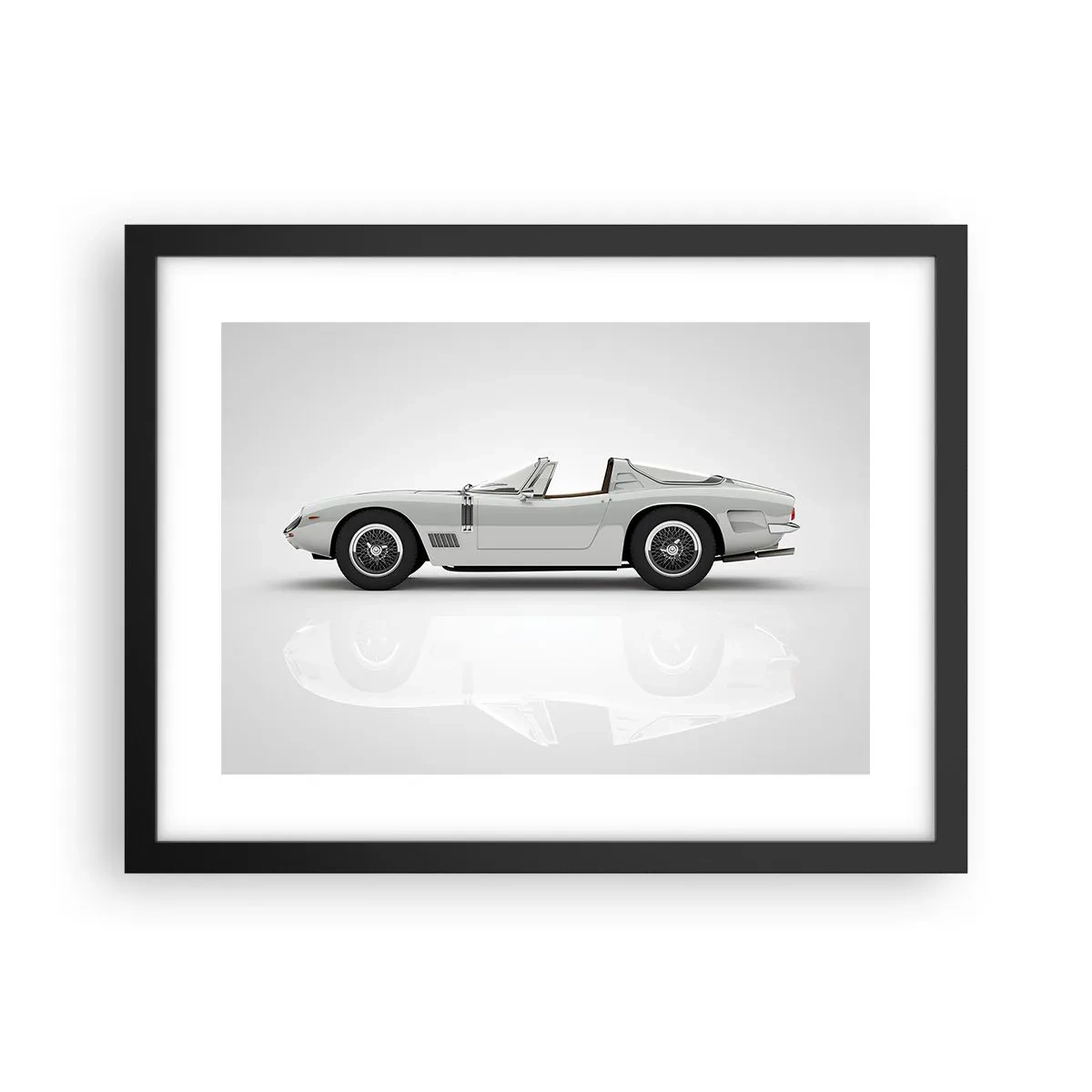 Plagát v čiernom ráme - Prísľub zábavy - 40x30 cm