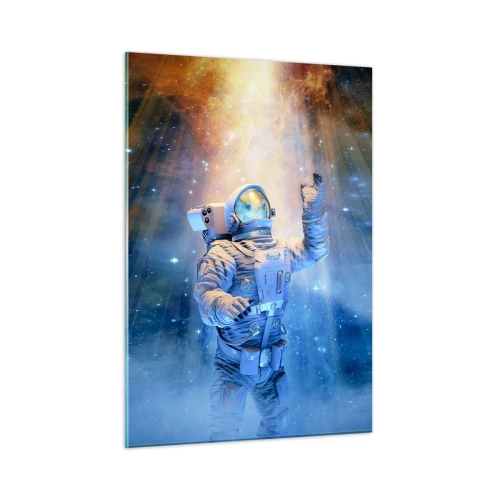 Obraz na skle - Konečne v cieli - 50x70 cm