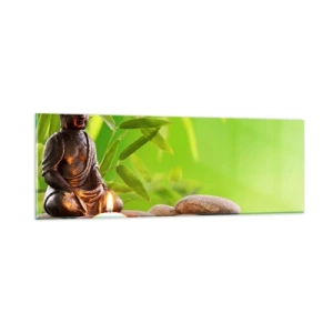 Obraz na skle - Život je krásny - 90x30 cm