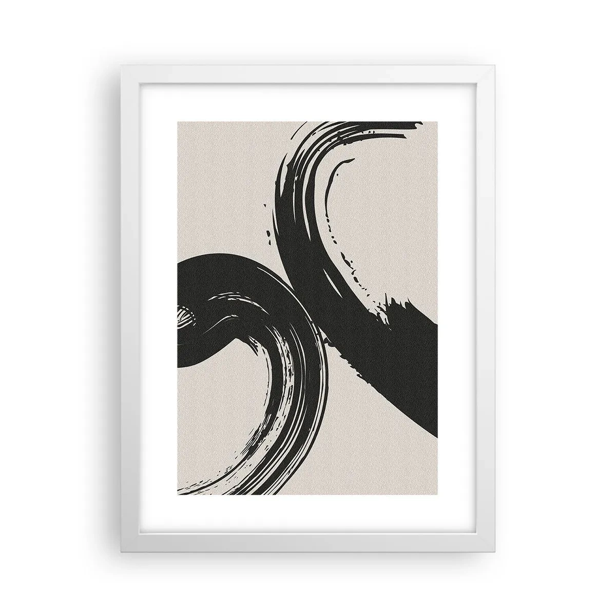 Plagát v bielom ráme - S rozmachom a dookola - 30x40 cm