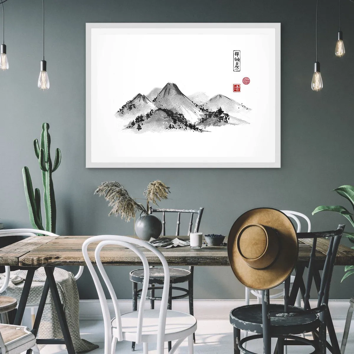 Plagát v bielom ráme - Za hranicou vzdialenosti - 70x50 cm