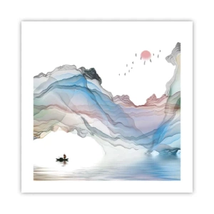Plagát - Ku krištáľovým horám - 50x50 cm