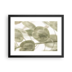 Plagát v čiernom ráme - Na začiatku bolo lístie… - 40x30 cm