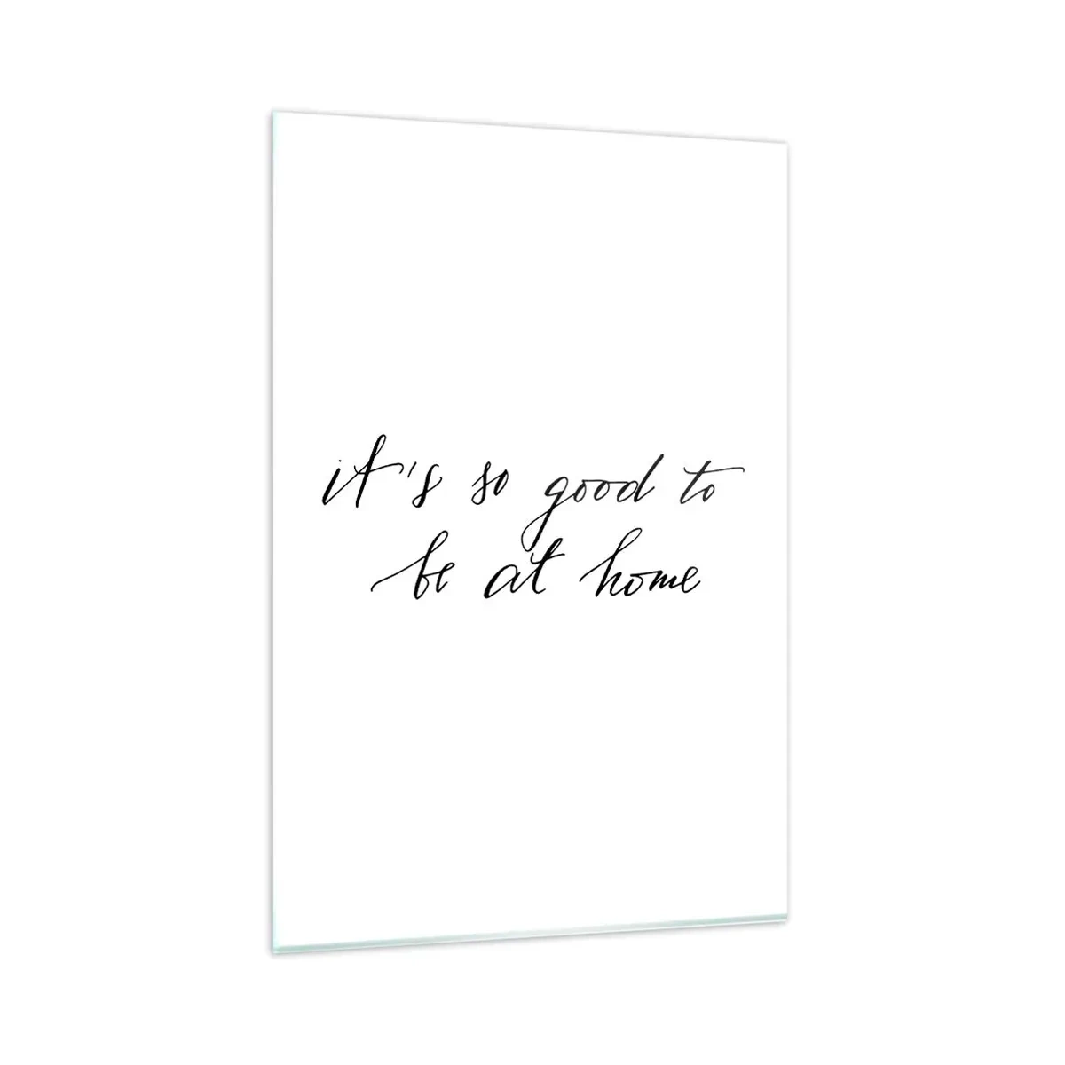 Obraz na skle - Celá pravda - 80x120 cm