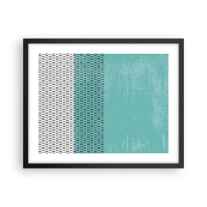 Plagát v čiernom ráme - Vyvážená kompozícia - 50x40 cm