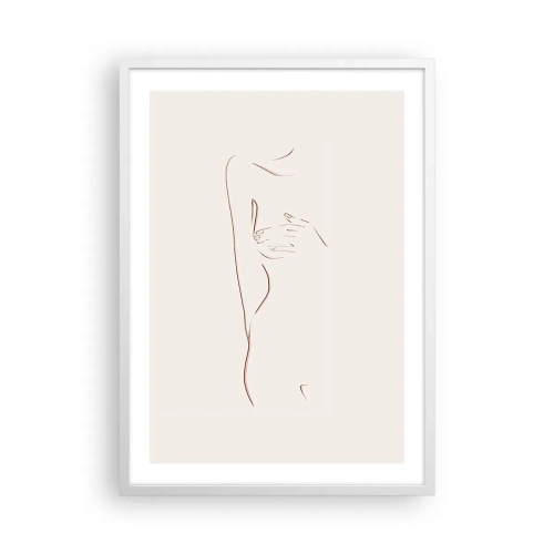 Plagát v bielom ráme - Tvar túžby - 50x70 cm