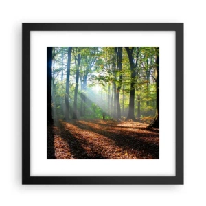 Plagát v čiernom ráme - Svetlá a tiene - 30x30 cm