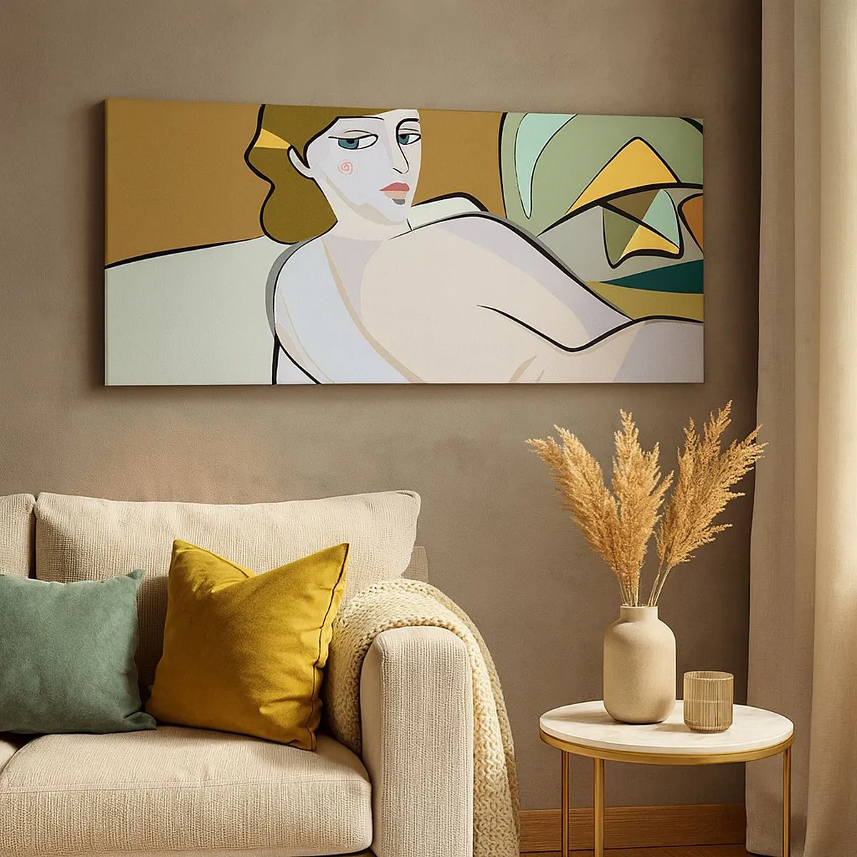 Obraz na plátne - Intímny portrét - 100x40 cm