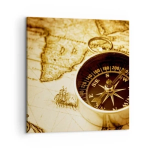 Obraz na plátne - Na východ alebo na západ? - 50x50 cm