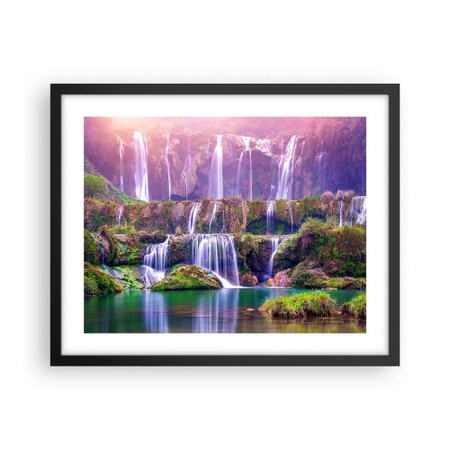 Plagát v čiernom ráme - Schody do neba - 50x40 cm