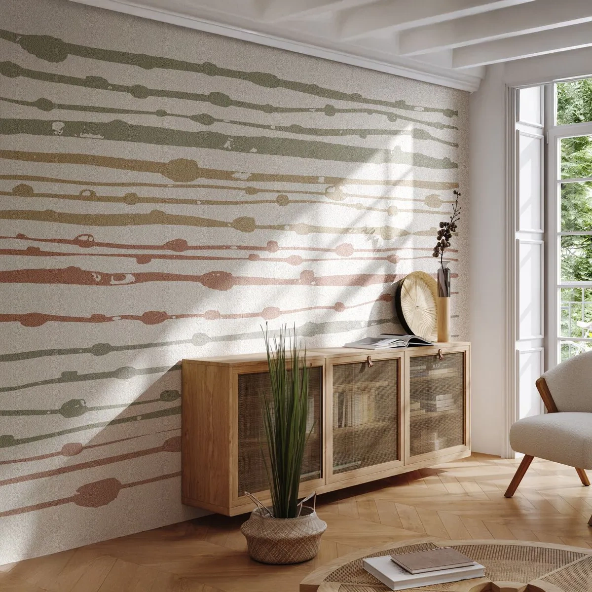 Fototapeta Standard Eco - Hudobný záznam farieb - Minimalizmus, Pastel, Kus - 350x256 cm