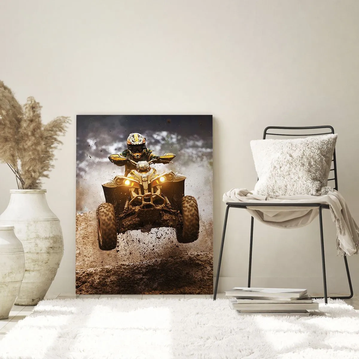 Obraz na skle - No risk no fun - 80x120 cm