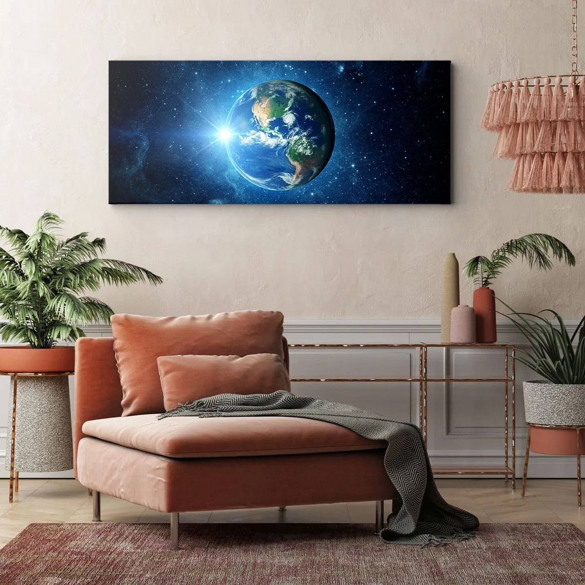 Obraz na plátne - Sme v nebi - 100x40 cm