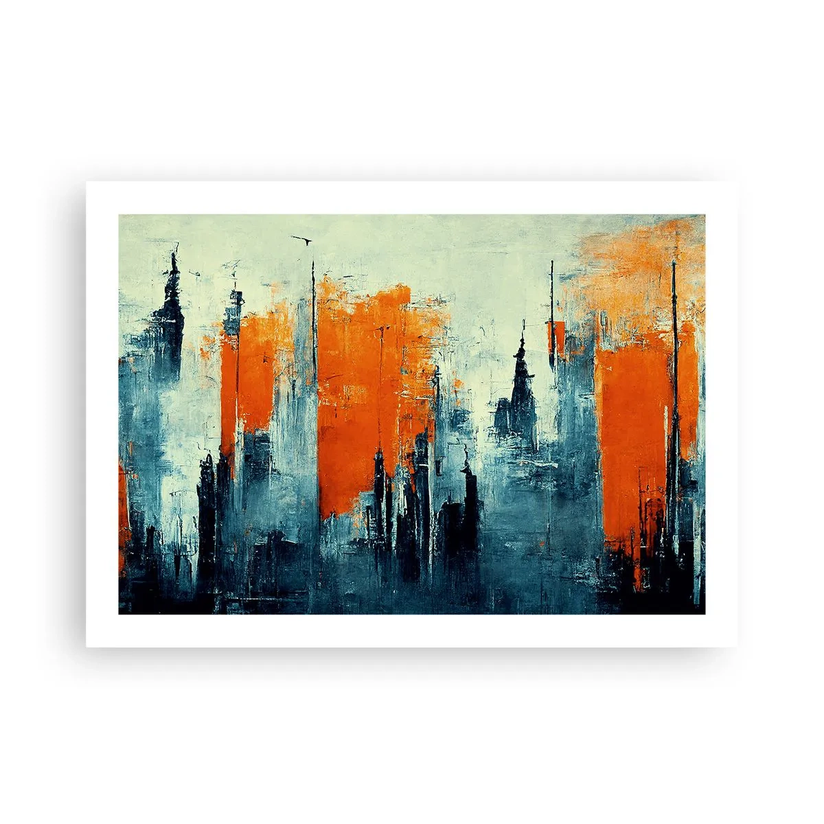 Plagát - Moderná krajina - 70x50 cm