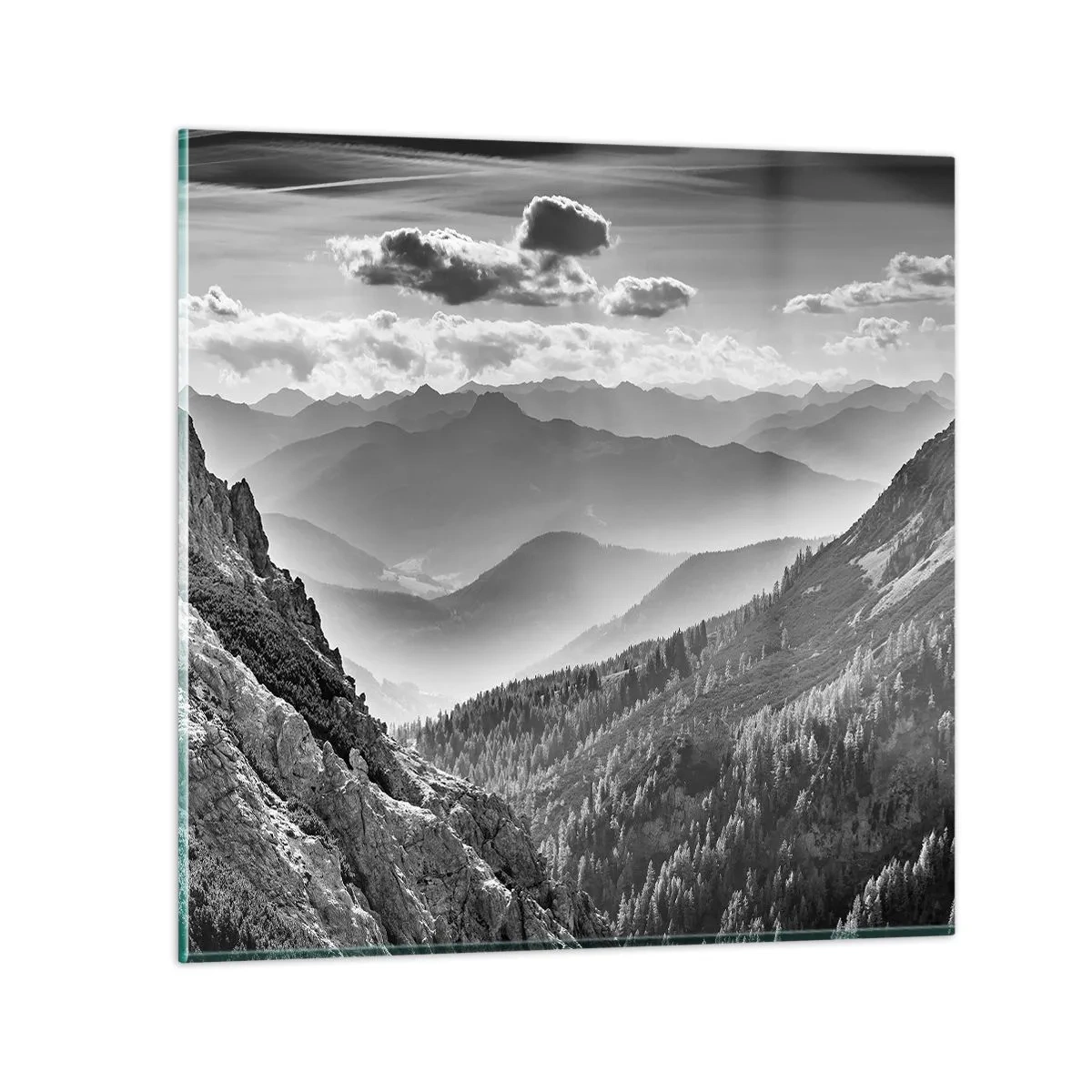 Obraz na skle - Až k horizontu - 60x60 cm