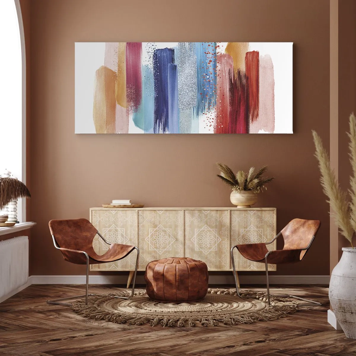 Obraz na plátne - Hore a dole - 100x40 cm