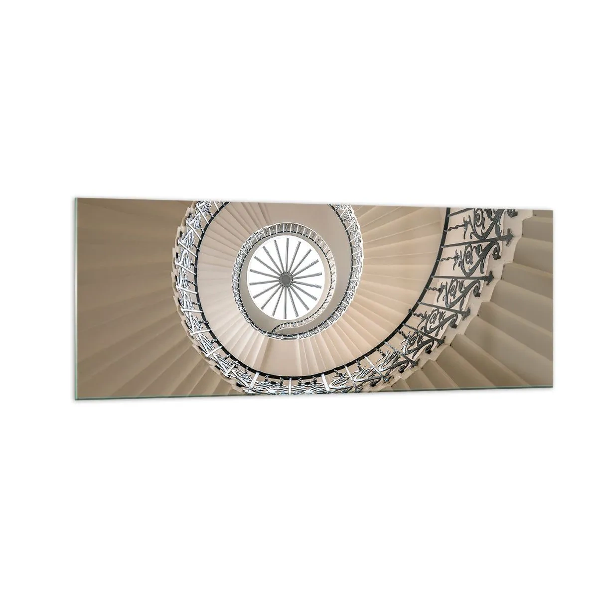 Obraz na skle - Vnútri mušle - 140x50 cm