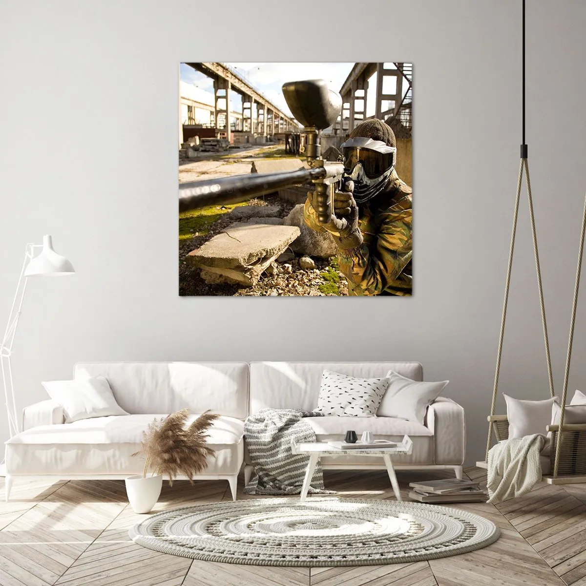 Obraz na plátne - Aj vy sa môžete stáť hrdinom - 30x30 cm