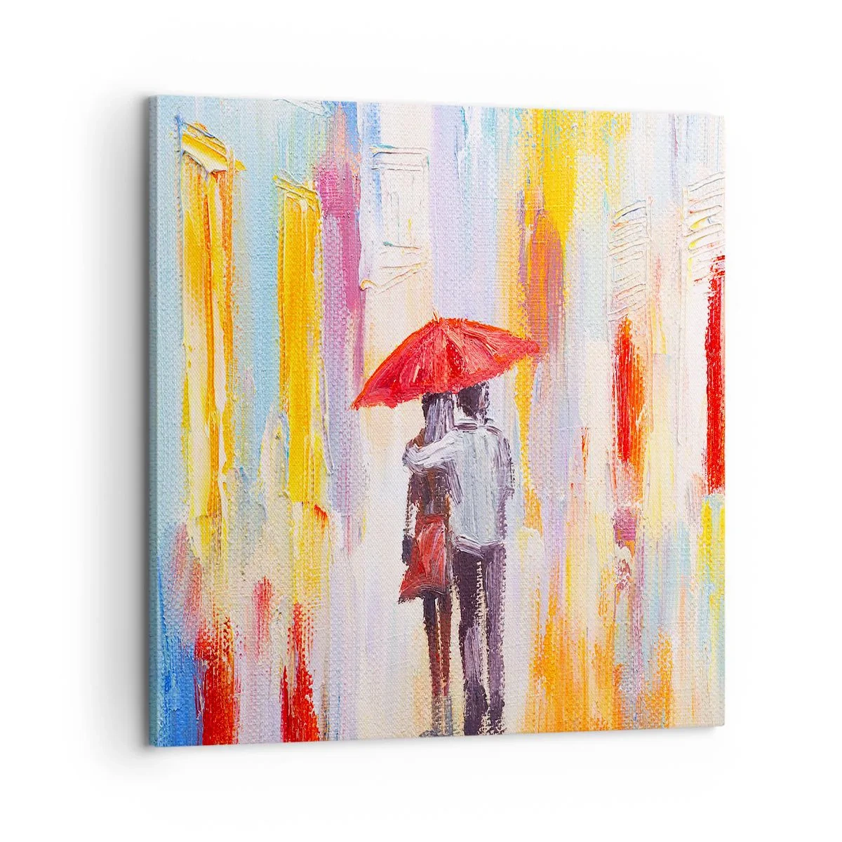 Obraz na plátne - Nech prší ďalej - 60x60 cm