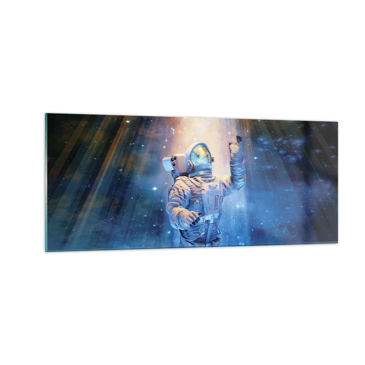 Obraz na skle - Konečne v cieli - 100x40 cm