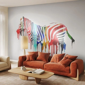 Fototapeta Premium Canvas - Nielen čierno-biely - Abstrakcia, Rebrá, Grafika - 150x105 cm