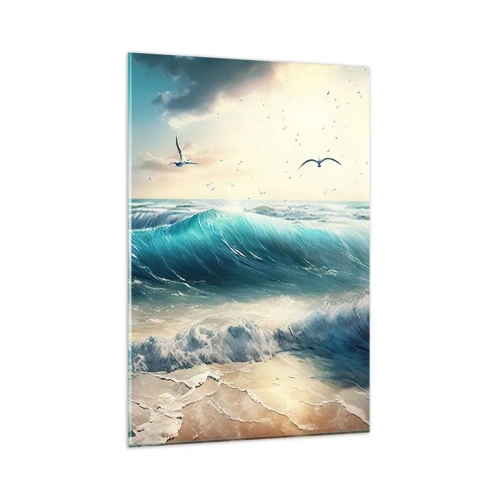 Obraz na skle - Šušťanie len pre teba - 80x120 cm