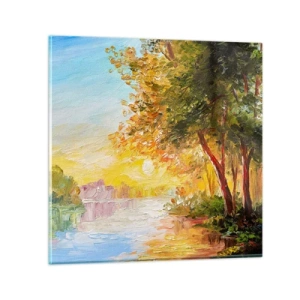 Obraz na skle - Et in Arcadia ego - 30x30 cm