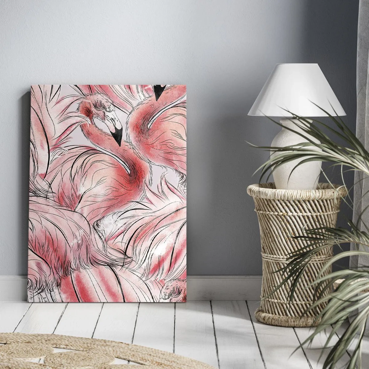 Obraz na plátne - Vtáči corps de ballet - 45x80 cm