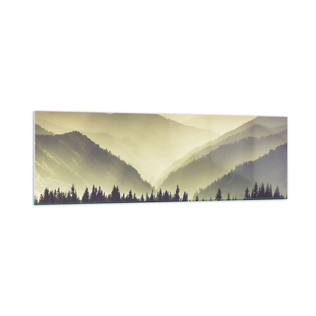 Obraz na skle - Za siedmimi horami… - 160x50 cm